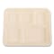 Boardwalk Bagasse PFAS-Free Food Tray, 5-Compartment, 8.26 x 0.98 x 10.9, White, Bamboo/Sugarcane, 500PK TL-15-TBW-NPFA - alternate 4